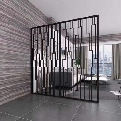 China 304 Black Bronze Beadblasting Stainless Steel Divider 316L Brushed Stainless Steel Screen For House for sale