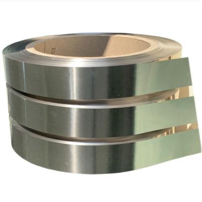 China Customized Size 301 8k High Hardness Stainless Steel Strip Coil Advertising Sidebands for sale