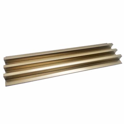 China Metal Decoration  Stainless Steel Trim Strips Corrugation Shape Pvd Coating for sale