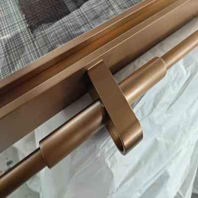 China Bronze Brushed Glass Metal Stainless Steel Decorative Screen Private Partition for sale