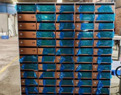 China Customized High Capacity Office Building Hotel Community Metal Display Storage Cabinets for sale