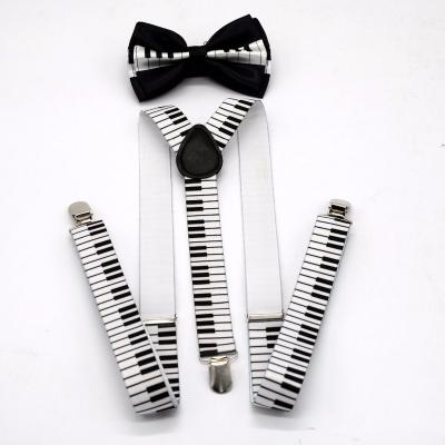 China Adult  Suspenders Music Panio Keys Suspender Outlets Promotion Suspenders adult braces set for sale