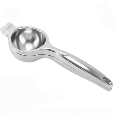 China Sustainable Lemon Squeezer Stainless Steel With Heavy Duty Premium Quality Metal Squeezer Solid Bowl for sale