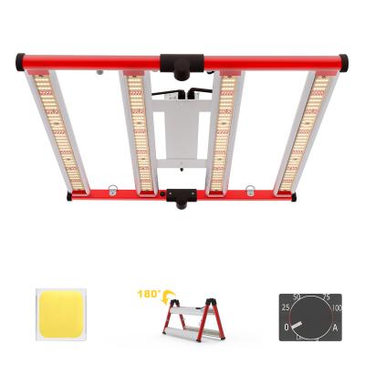 China Dimmable Design AGLEX 4 Bar 240W Foldable Full Spectrum Led Grow Light Bar For Indoor Plant Growing for sale