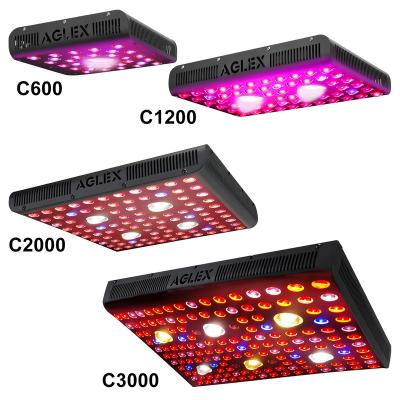 China VEG+BLOOM Channel AGLEX COB 600W 1200W 2000W 3000W High Par High Power LED Grow Light For Indoor Planting for sale