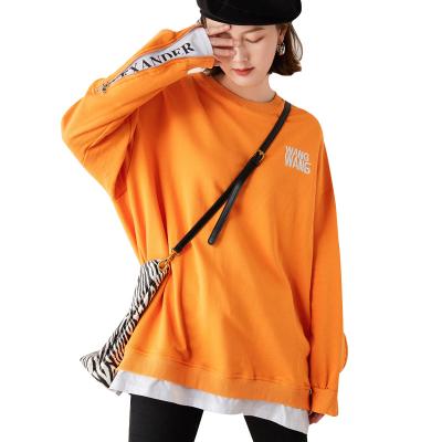 China Casual Sweatshirt Women's Long Sleeve Long Sleeve Fleece Sweatshirt Breathable Sweatshirt for sale