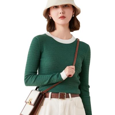 China Cheap and High Quality Breathable Plain Sweaters Knitted Women's Sweaters 2022 for sale