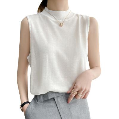 China Breathable Guaranteed Unique Quality Korean Knitted Vest Plain Knit Crop Top Vest for sale