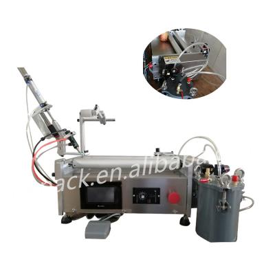 China Table Top Type Paper Tube Plant Base Gluing Machine Carbon Cover PVA Cold Glue Coating Machine for sale