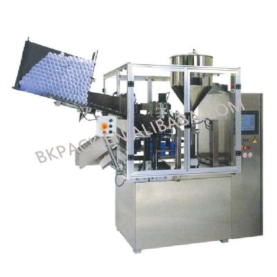 China Automatic filling and sealing processing line cream lotion gel emulsion pipe filler machine food cosmetics tube pipe machine for sale