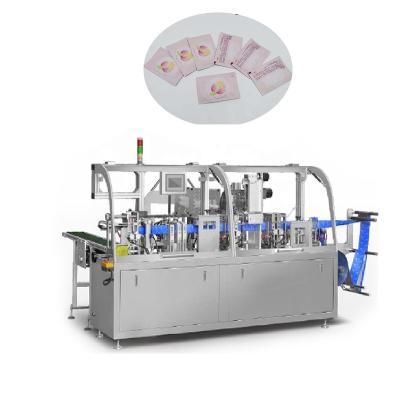 China Food Alcohol Prep Pads Packaging Machine , Single Wet Napkin Making Machine for sale