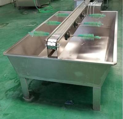 China 2022 New Hot Selling Food Factory Equipment Used Glass Bottle Semi Automatic Brushing Machine for sale