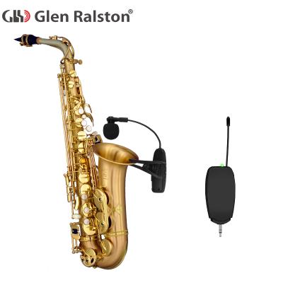 China Glen Ralston Microphone UHF Radio Lavalier Microphone Instrument for Saxophone, Trumpet, Clarinet, Horn Microphone for sale