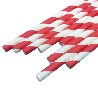 China High Quality Disposable Hot Selling Red And White Straws Champagne Cocktail Decorative Swirl Stripe Party Straws for sale