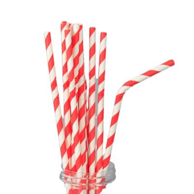 China Contemporary Individually Packaged 6mm Straws Degradable Paper Bendable Fine Paper Drinking Straws Disposable Fine Straws Wholesale Cola Available for sale