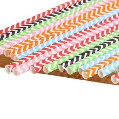 China Popular Colorful Biodegradable Paper Straws Disposable Drinking Eco Friendly Paper Straw for sale