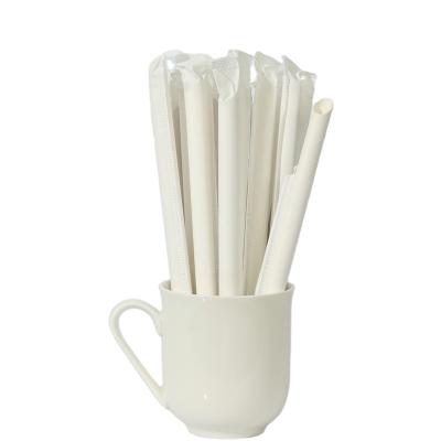 China Disposable Discount Stores Customized Boba Disposable Straw Paper Drinking Milk Tea Straw Packing for sale