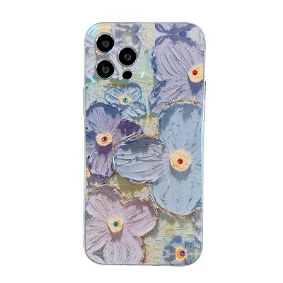 China New 2022 Planner Trending Products Waterproof Shape Phone XR 13 12 Anti-fall Silica Gel Cell Phone Cover TPU Pro Daisy Phone Case Cute for sale