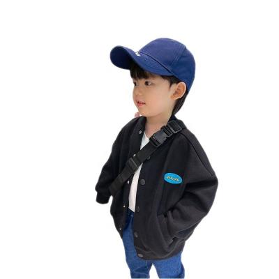 China Logo Kids College Cotton Baseball Jacket Kids Embroidered Breathable Casual Warm Outwear Boy Clothing Kids Jacket for sale