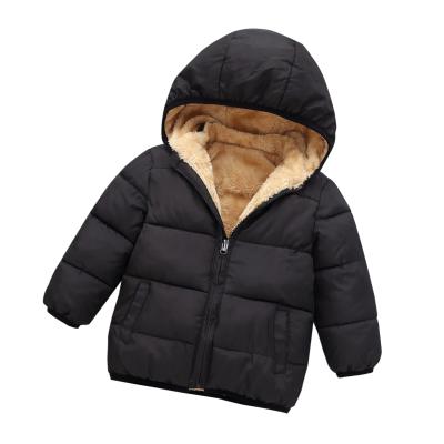 China Baby Boy Girls Winter Fleece Jackets Kids Winter Warm Clothes Anti-wrinkle Outwear Toddler Cotton Boy Hooded Jacket for sale