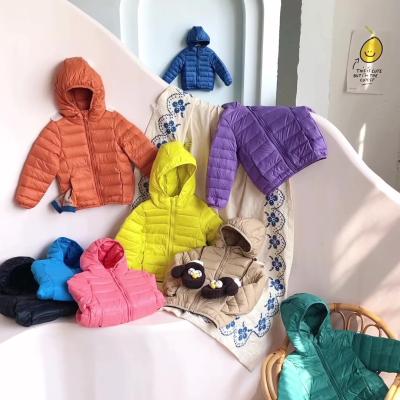 China New Style Anti-Wrinkle Boy's White Duck Down Colors Quilted Warm Jacket Kids Wear Winter Clothing for Girls and Boys for sale