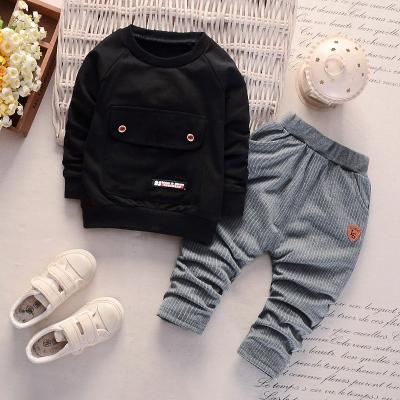 China Wholesale Price Casual Kids Wear Two Piece Suits Spring Pure Winter Cotton Baby Boy Suits for sale