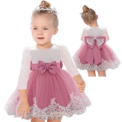 China Anti-wrinkle in Baby Clothes Girl Formal Dress Princess Toddler Running Dress for sale