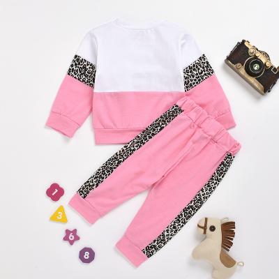 China Wholesale Kids Loungewear Spring And Autumn Long Sleeve Two Piece Casual Outfits Dress Pants Kids Sport Suit for sale