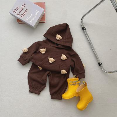 China Wholesale Anti-shrink Autumn Spring Summer Toddler Infant Winter Outfit Knitted Baby Boy Clothes Set for sale