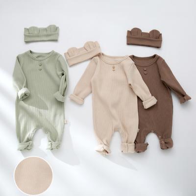 China Comfotable New Organic Cotton Toddler Baby Comfortable Soft Breathable Jumpsuit for sale