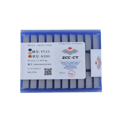 China ZCC.CT A320 YT15 CNC External Turning Tool Cemented Carbide Insert Cutter Blade for sale