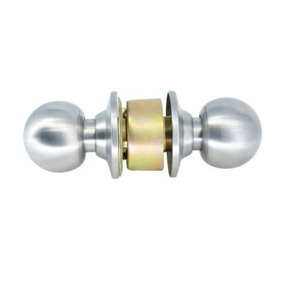 China Tubular Apartment Cylinder Turn Ball Door Knob Set Lock for sale