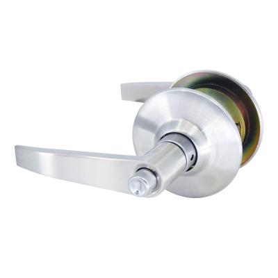 China Zinc Alloy and Stainless Steel Rose Cylindrical Lever Lock Apartment Handle for sale