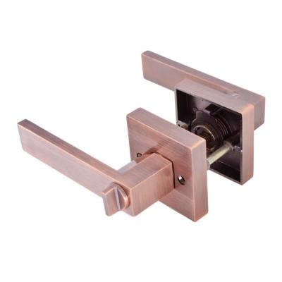 China Modern Apartment Door Handle Zinc Alloy Lock Lever Heavy Duty Door Lock for sale