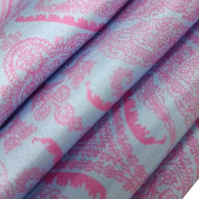 China Sustainable Wholesale Silk Textiles Digital Printed Satin Fabric For Apparel Dress for sale