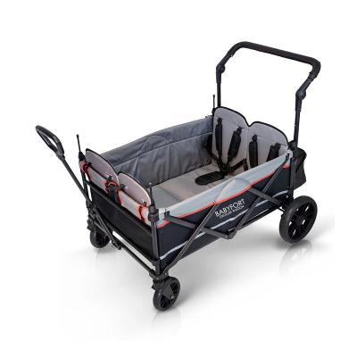 China Baby Stroller New Arrival Easy Folding Portable 4 Seats Push + Pull Stroller Trolley Baby Fort Luxury Baby Stroller Customized For Carry Kids Seasons Tour Camping for sale