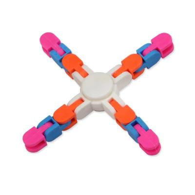 China DIY Funny Toy Wacky Tracks Spinner 4 Angles and Click Fidgety Person Toys Finger Sensory Toys for sale