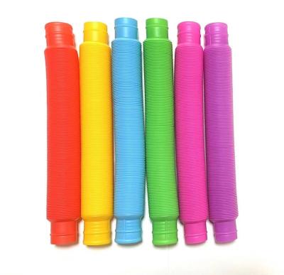 China Fuuny Hot Selling Colorful Decompression Tube Toys Varied Playing Methods For Kids for sale