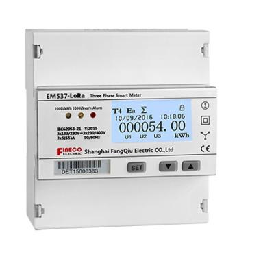 China EM537 CT 3*133/230V 3*230/400V Dual Tariffs EM537 CT Three Phase KWH Meter wifi energy meter monitor EM537-WiFi CT for sale