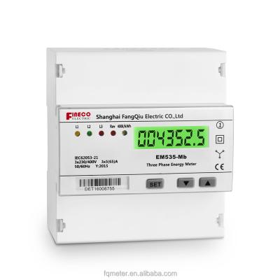 China EM535-Mb 3*230/400V 5(65) A Three Phase Digital Electronic Power Meter EM535- Mb for sale