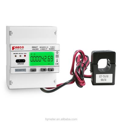 China EM427 CT120/240V two-phase two-phase intelligent two-way modbus electric power meter EM427 CT for sale