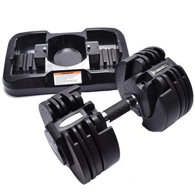 China Smart Grip Anti-Slip Rubber Quick Adjustable Dumbbell Weight Free Weight Dumbbell Set 20 Kg For Home Strength Training Gym For Unisex for sale