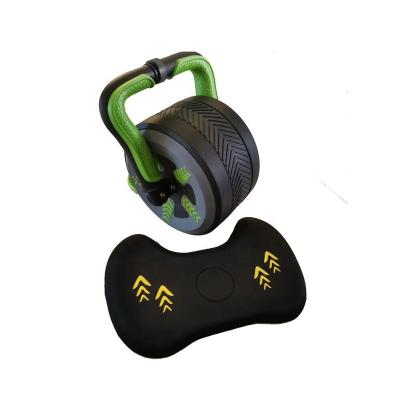 China Kettlebell & High Quality ABS Rollwer Yoga Wheel Set Abdominal Muscle Training Roller Exercise Wheel New for sale