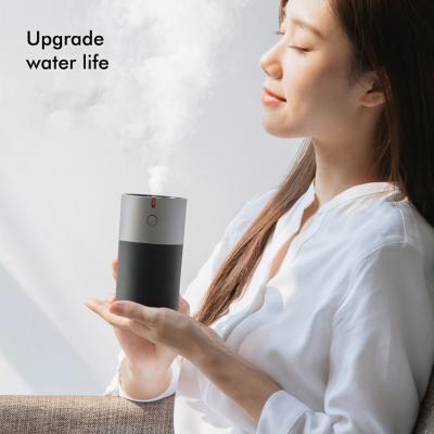 China 2021 Humidifiers Car Air Humidifier Mini Nano Mist Facial Spray White Ultrasonic Vapors for Home and Car for sale