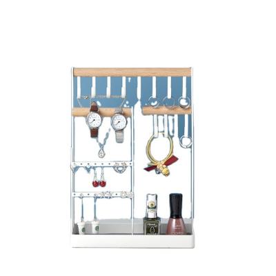 China Viable Jewelry Necklace Rack Jewelry Organizer Necklace Holder Hanging Display Racks for sale