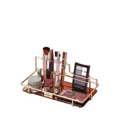 China Lipstick Organizer Box Nail Polish Holder Cosmetics Table Makeup Storage Viable Display Rack for sale