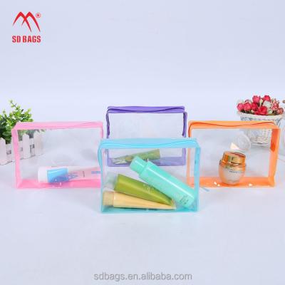 China Hot-selling fashion PVC stock makeup bag without logo 0.3mm SDP-CB-156 yes! NC 4sizes welcome; ZHE Freely 5days 1pc SD for sale