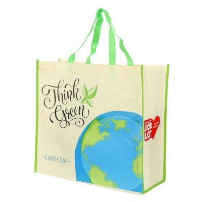 China Eco-friendly Zhejiang Logo Full Color Printing Accept Custom PP Nonwoven Shopping Bag Customized Logo Customized Designs 50 pcs Promotion for sale