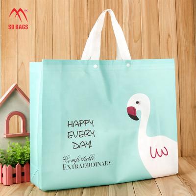 China Factory Wholesale Eco-Friendly Promotional Nonwoven Tote Bag Accept Customized Logo Nonwoven Eco Bag Customized Designs Customized Color for sale