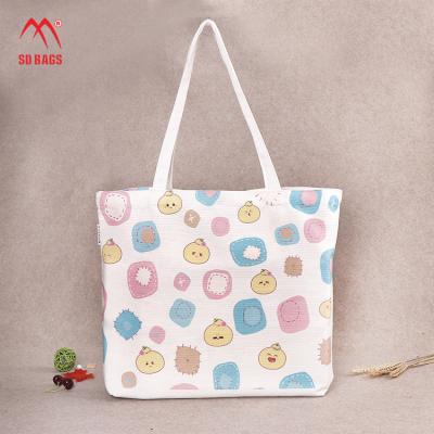 China Cheap Promotional Organic Shopping Reusable Cotton Canvas Tote Bag Packaging for sale